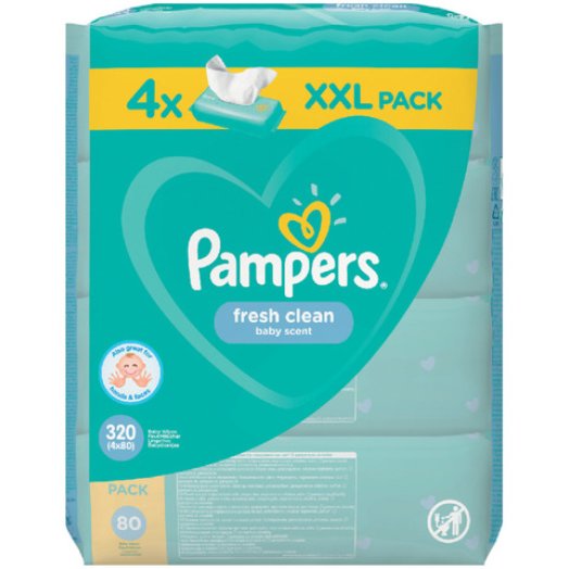 Pampers nedves babatörlő kendő