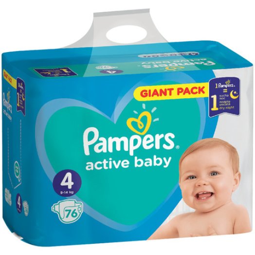 Pampers Active Baby Giant Pack pelenka