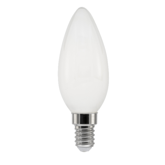 LED FÉNYFORRÁS GYERTYA E14 5W 470LM 2000-2700K FILAMENT CLEAR