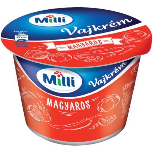 Milli magyaros vajkrém