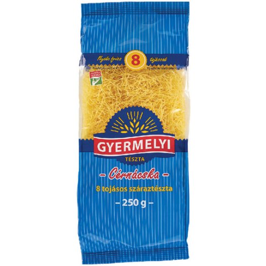 Gyermelyi 8 tojásos száraztészta