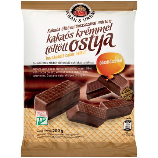 Urbán kakaós krémmel töltött ostya