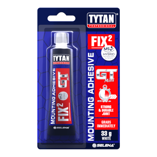 TYTAN SZERELÉSI RAGASZTÓ FIX2 GT MINI FEHÉR 33G