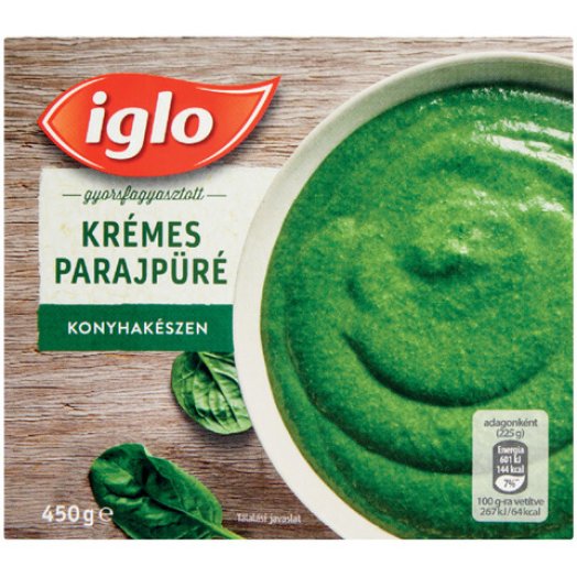 Iglo krémes parajpüré