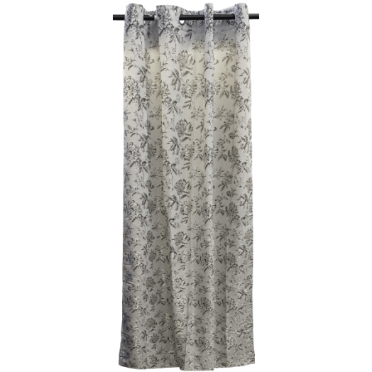 SÖTÉTÍTŐ FÜGGÖNY MINTÁS FEKETE-FEHÉR 150X250 CM