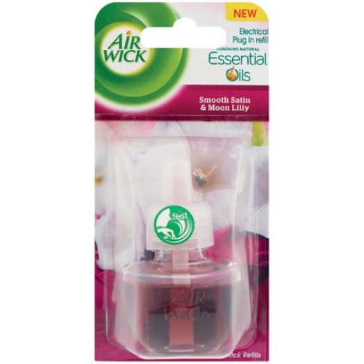 Air Wick bársonyos szatén és éji liliom elektromos légfrissítő utántöltő