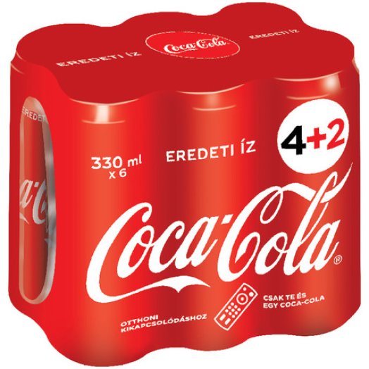 Coca-Cola vagy Coca-Cola Zero dobozos szénsavas üdítőital multipack