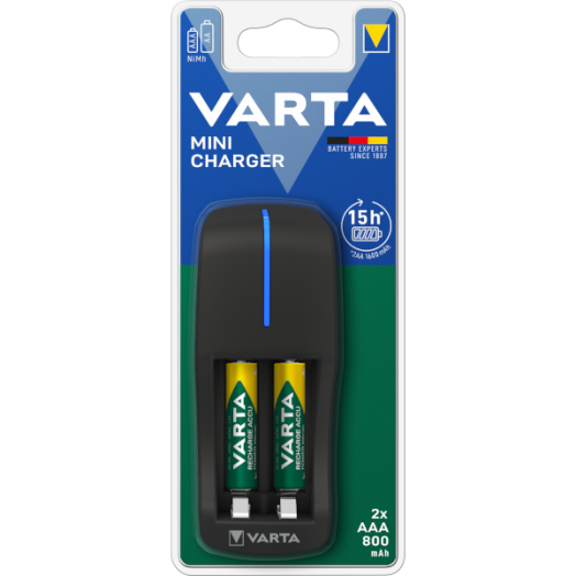 VARTA MINI AKKUTÖLTŐ 2X800 MAH      57646201421