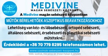 Műtők bérelhetőek aszeptikus beavatkozásokhoz Szolnokon