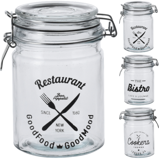 CSATOS ÜVEG 10X15 CM BISTRO 3 FÉLE MINTÁVAL