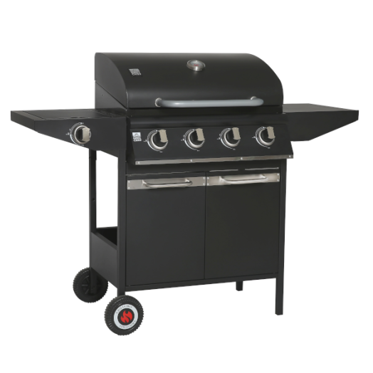 GRILLCHEF GÁZGRILL 4.1 ÖNTÖTTVAS RÁCCSAL 65X40CM
