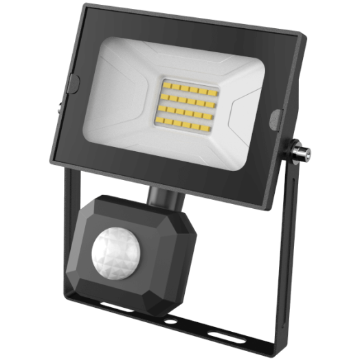 LED FÉNYVETŐ SLIM SMD 20W 1600LM 4000K MOZGÁSÉRZÉKELŐS FEKETE