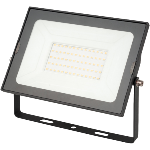 LED FÉNYVETŐ SLIM SMD 50W 3250LM 4000K FEKETE GYORSCSATLAKOZÓVAL