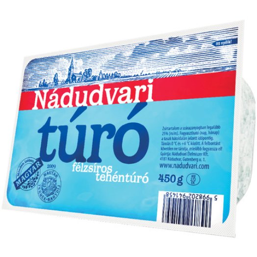 Nádudvari félzsíros túró