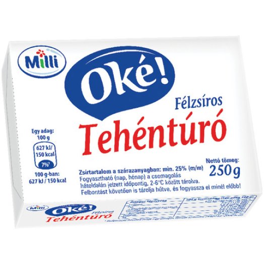 OKÉ! félzsíros túró