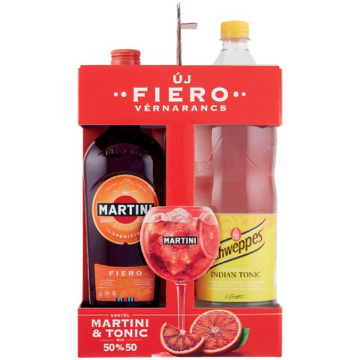 Martini Fiero vermouth + Schweppes Tonik szénsavas üdítőital
