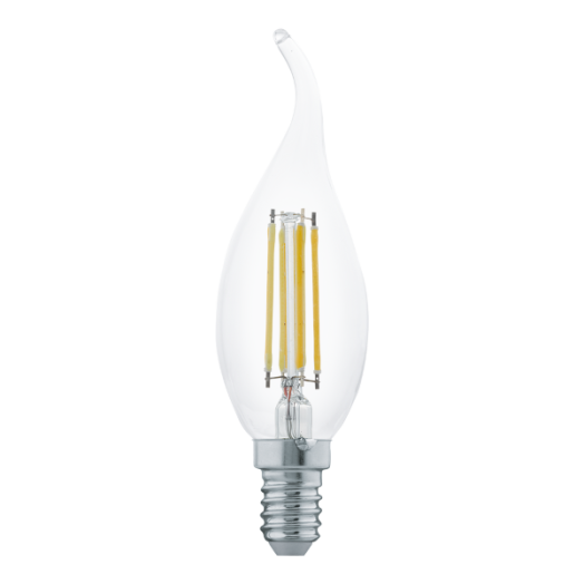 LED FÉNYFORRÁS E14 4W 350LM 2700K FILAMENT LÁNGGYERTYA CF35 ÁTLÁTSZÓ