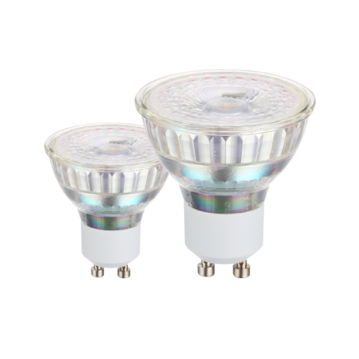 LED FÉNYFORRÁS COB GU10 3W 250LM 3000K ÁTLÁTSZÓ