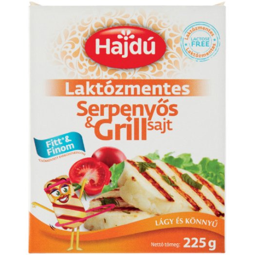 Hajdú serpenyős laktózmentes grillsajt