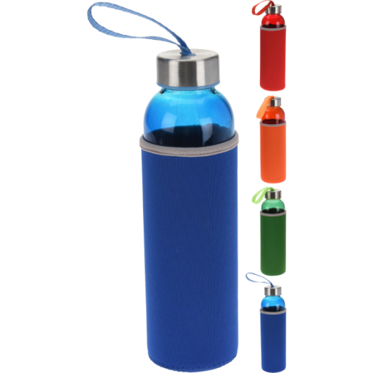 ÜVEGKULACS 500 ML NEOPRÉM TOKKAL 4 SZÍNBEN