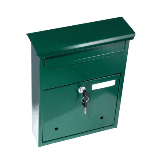 POSTALÁDA KLASSZIK SÖTÉTZÖLD 275/300X80X385MM