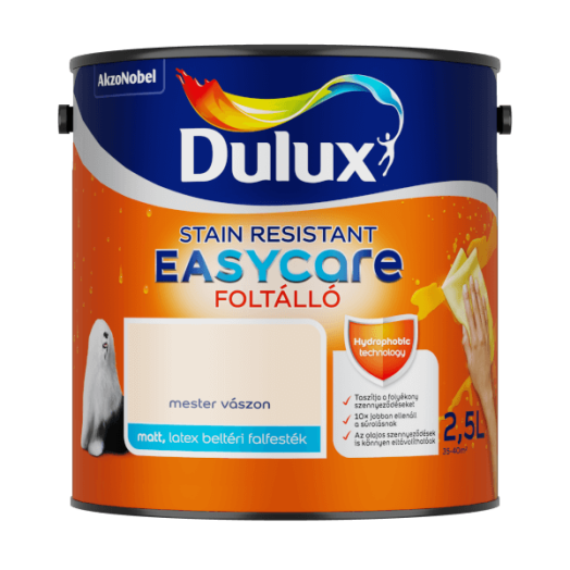 DULUX EASYCARE 2,5L MESTER VÁSZON   DISZPERZIÓS FALFESTÉK