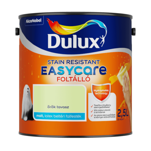 DULUX EASYCARE 2,5L ÖRÖK TAVASZ     DISZPERZIÓS FALFESTÉK