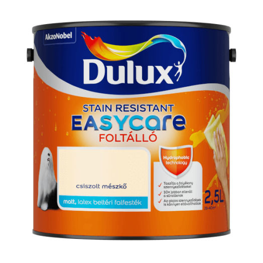DULUX EASYCARE 2,5L CSISZOLT MÉSZKŐ DISZPERZIÓS FALFESTÉK