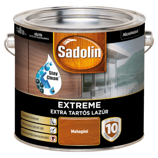 SADOLIN EXTREME 2,5L VIZES MAHAGÓNI VASTAGLAZÚR