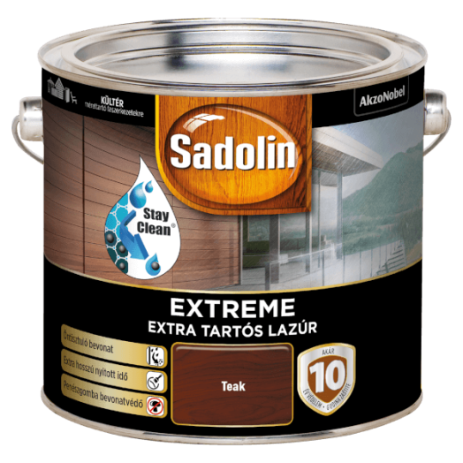 SADOLIN EXTREME 2,5L VIZES TEAK VASTAGLAZÚR