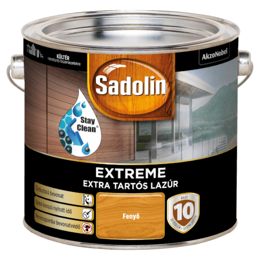 SADOLIN EXTREME 2,5L VIZES FENYŐ VASTAGLAZÚR