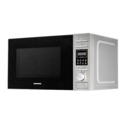 DAEWOO GRILLES MIKROSÜTŐ 20L 700W DIGITÁLIS, EZÜST SZÍNŰ