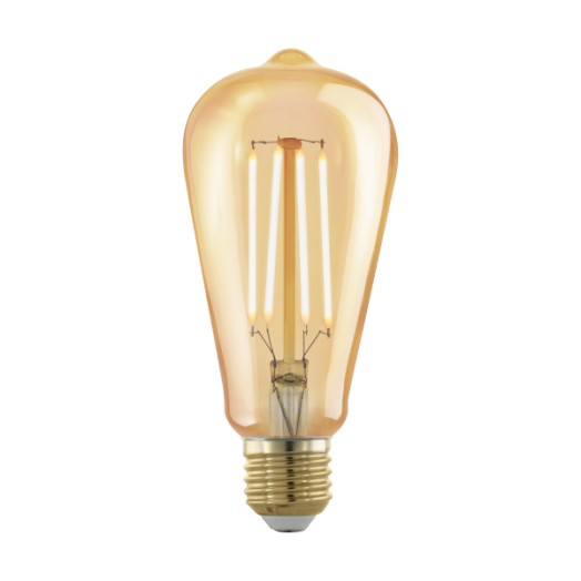 GOLEN AGE LED FÉNYFORRÁS DEKOR E27 4W 300LM 1700K ST64 BOROSTYÁN