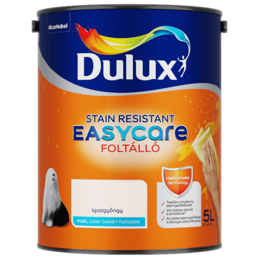 DULUX EASYCARE 5L IGAZGYÖNGY        DISZPERZIÓS FALFESTÉK