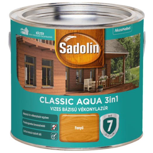 SADOLIN CLASSIC AQUA FENYŐ 2,5 L