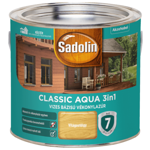 SADOLIN CLASSIC AQUA VILÁGOSTÖLGY 2,5 L