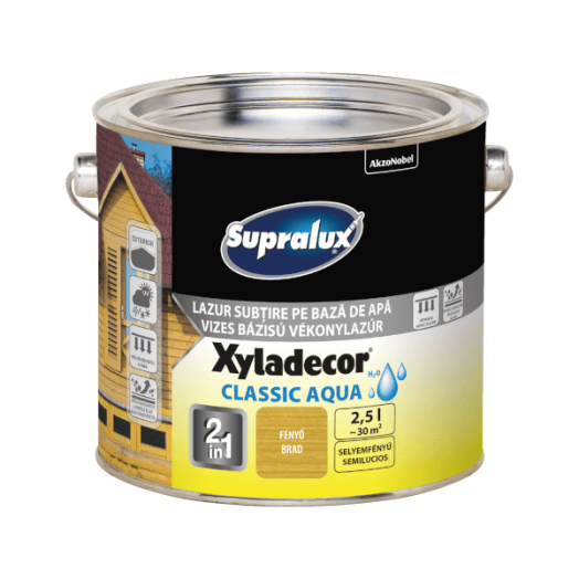 SUPRALUX XYLADECOR CLASSIC AQUA FENYŐ 2,5L
