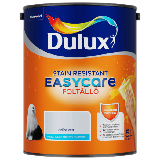 DULUX EASYCARE 5L EZÜST VÉRT        DISZPERZIÓS FALFESTÉK