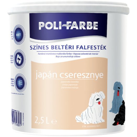 Poli-farbe színes beltéri falfesték