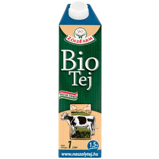 Zöldfarm bio UHT tej