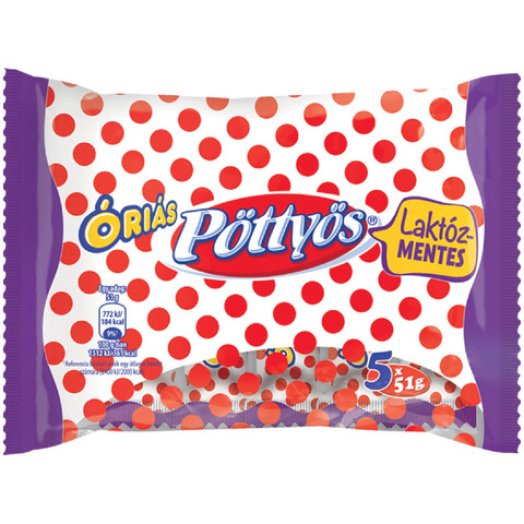 Pöttyös Óriás laktózmentes Túró Rudi multipack