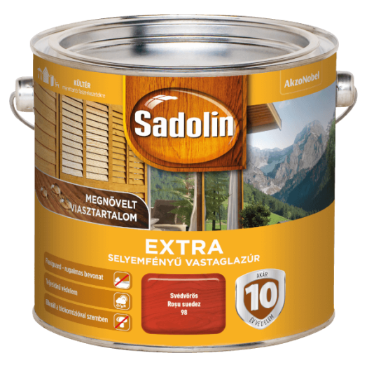 SADOLIN EXTRA SVÉDVÖRÖS 2,5L