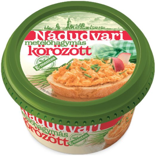 Nádudvari metélőhagymás körözött
