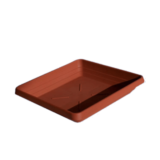 LOTOS NÉGYSZÖG ALÁTÉT 18CM TERRA SZÍNŰ
