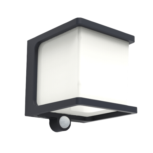 DOBLO LED SZOLÁRLÁMPA MOZGÁSÉRZÉKELŐVEL, 8W, 500LM, 4000K