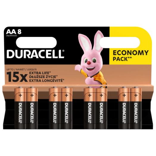 DURACELL BASIC ELEM AA 8DB/CSOMAG