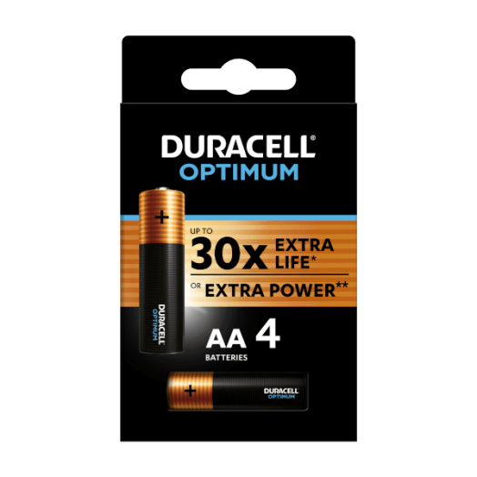 DURACELL OPTIMUM ELEM AA 4DB/CSOMAG