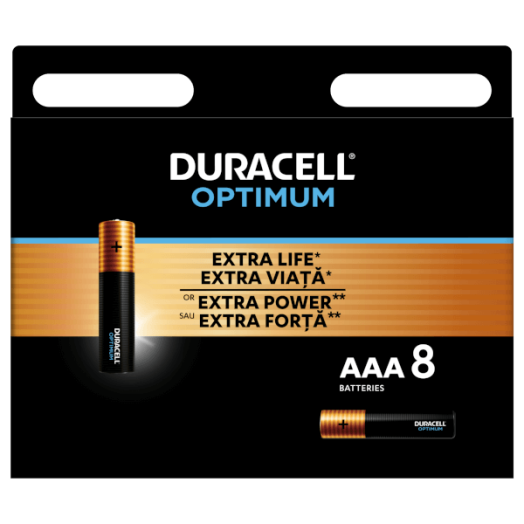 DURACELL OPTIMUM ELEM AAA 8DB/CSOMAG