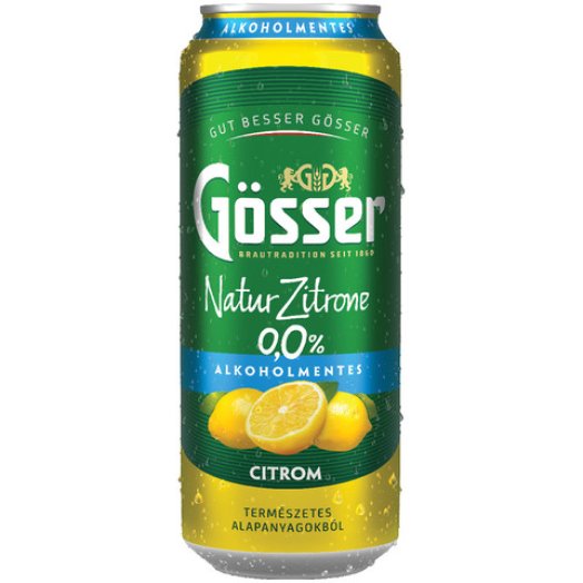 Gösser Natur Zitrone dobozos ízesített sör