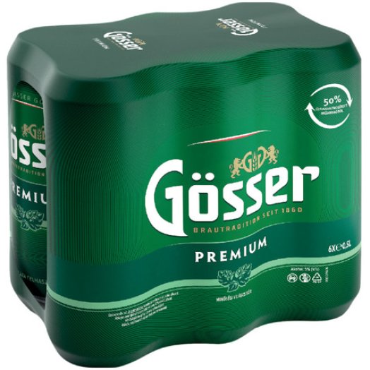 Gösser Premium minőségi világos sör multipack